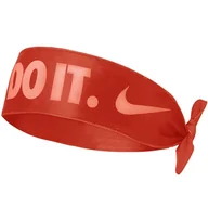 Ozdoby do włosów - Opaska na głowę Nike Dri-Fit Tie czerwona N1003463643OS - miniaturka - grafika 1
