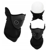 Gogle narciarskie - Maska termoaktywna sportowa czarna - miniaturka - grafika 1