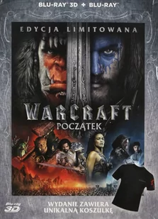 FILMOSTRADA Warcraft: Początek 3D (2BD) + Koszulka - Filmy przygodowe Blu-Ray - miniaturka - grafika 1