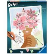 Prace ręczne dla dzieci - Ravensburger CreArt: Flowers on my mind - miniaturka - grafika 1