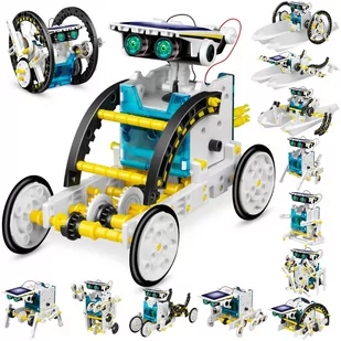 ROBOT SOLARNY 13w1 POJAZDY SOLARNE ROBOTY KREATYWNY ZESTAW EDUKACYJNY - Roboty dla dzieci - miniaturka - grafika 1