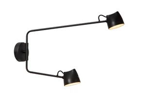 Milne lampa ścienna czarna 44216/12/30 Lucide - Lampy ścienne - miniaturka - grafika 1