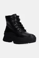 Botki damskie - Timberland botki skórzane Roxie Lane damskie kolor czarny na platformie TB0A295JW021 - miniaturka - grafika 1