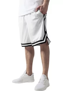 krótkie spodenki STRIPES MESH SHORTS wht/blk/wht-M - Spodenki męskie - miniaturka - grafika 1