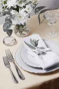 Obrus 100x300 Plamoodporny Klasyczny Elegant Krem Jasny Beż - Obrusy i serwetki - miniaturka - grafika 13