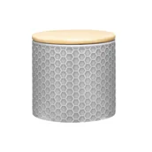 Pojemniki kuchenne - Pojemnik kuchenny Tuvo z bambusową pokrywką szary 670 ml AMBITION - miniaturka - grafika 1