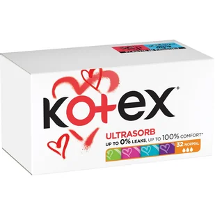 KOTEX Tampony Ultra Sorb Normal Tampons) Wariant 32 ks) - Tampony - miniaturka - grafika 1
