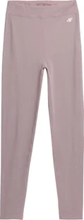 Damskie Legginsy 4F Ss23Ttigf043 - Brudny Róż M - Legginsy - miniaturka - grafika 1