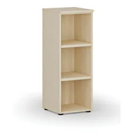 Regały biurowe - Regał biurowy PRIMO WOOD, 1087 x 400 x 420 mm, brzoza - miniaturka - grafika 1