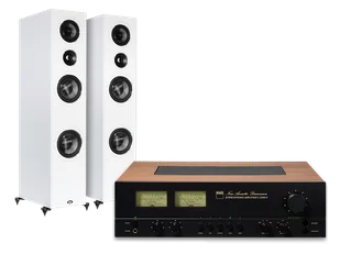 NAD C 3050 (orzech) + Imagine T54 (biały) - Zestawy stereo - miniaturka - grafika 1