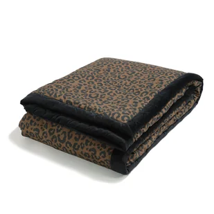 La Millou - Ciepły Koc Velvet LEOPARD CHOCO by Magdalena Lamparska - Koce i narzuty dla dzieci - miniaturka - grafika 1