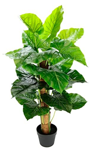 Flair Flower Philo doniczka, sztuczna roślina, sztuczny kwiat, poliester, tworzywo sztuczne, zielony, wysokość 85 cm, szerokość 44 cm, 151523GN