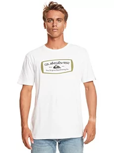 Quiksilver Podstawowa koszulka męska biała S - Koszulki męskie - miniaturka - grafika 1