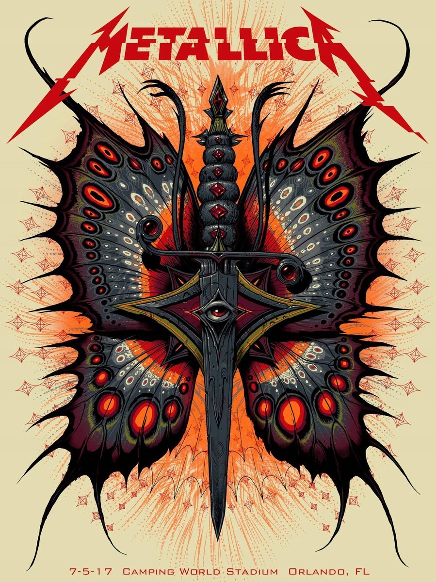 Naklejki na ścianę Metallica Master of Puppets Hard Rock 90x60