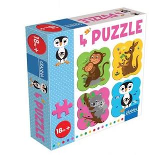 Granna Puzzle z Pingwinem 4 puzle 4 elementy 5_799634 - Puzzle - miniaturka - grafika 1