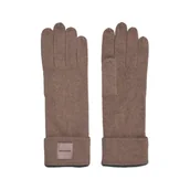 Rękawiczki - Calvin Klein Kaszmirowe rękawiczki - miniaturka - grafika 1