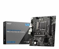 Płyty główne - MSI Płyta PRO H610M-B DDR4 /H610/DDR4/SATA3/M.2/USB3.0/BT/PCIe4.0/s.1700/mATX PRO H610M-B DDR4 - miniaturka - grafika 1