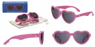 Okulary przeciwsłoneczne - Babiators Hearts Paparazzi Pink Okulary przeciwsłoneczne dla dzieci 3-5 Uva - miniaturka - grafika 1