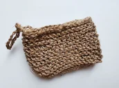 Mydelniczki i dozowniki mydła - Kieszonka Na Mydło Ze Sznurka Konopnego - miniaturka - grafika 1