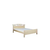 Łóżka dla dzieci i młodzieży - Łóżko Drewniane Sosnowe Korfu 90 x 200 Tył Równy Meble Doktór Bejca Brownish - miniaturka - grafika 1