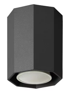 Lampex Lampa sufitowa Okta, czarna, 6x10 cm, 40 W - Lampy sufitowe - miniaturka - grafika 1