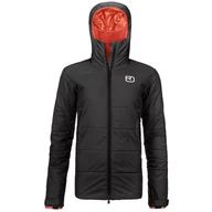 Kurtki i kamizelki sportowe damskie - Kurtka damska Ortovox Swisswool Zinal Jacket W Rozmiar: L / Kolor: czarny - miniaturka - grafika 1