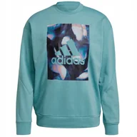 Bluzy damskie - Bluza damska adidas uforu Sweatshirt niebieska GS3893 XS - miniaturka - grafika 1
