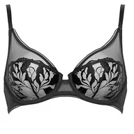 Biustonosze - Maison Lejaby Damski biustonosz z fiszbinami, czarny (Noir 04), 80C - miniaturka - grafika 1