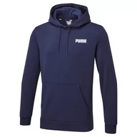 Bluzy męskie - Bluza z kapturem męska Puma ESS granatowa 84722703-S - miniaturka - grafika 1