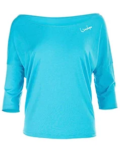 WINSHAPE WINSHAPE damska koszulka Dance Style, fitness, czas wolny, sport, joga, trening, 3/4, Sky-Blue, XL MCS001-SKY-BLUE-XL - Koszulki i topy damskie - miniaturka - grafika 1