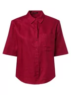 Koszule damskie - Opus - Lniana bluzka damska  Fitalia, wyrazisty róż - miniaturka - grafika 1