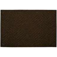 Wycieraczki - Wycieraczka Tekstylna 40 x 60 cm plecionka brąz - miniaturka - grafika 1