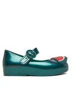 Buty dla chłopców - Melissa Baleriny Mini Melissa Sweet Love Picnic Bb 36009 Zielony - miniaturka - grafika 1