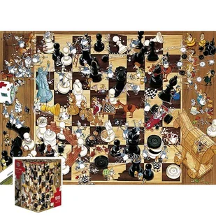 Heye 1000 ELEMENTÓW Black or White, Degano WZHEYT0UL028868 - Puzzle - miniaturka - grafika 2