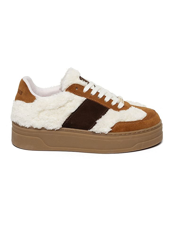 Steve Madden Sneakersy w kolorze kremowo-jasnobrązowym
