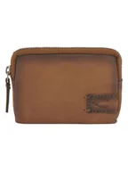 Portfele - Camel Active Skórzane etui "Dallas" w kolorze jasnobrązowym na klucze - 11 x 7,5 x 2,5 cm - miniaturka - grafika 1