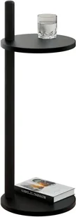 Czarny nowoczesny stolik pomocniczy - Nebo 4X - Ławy i stoliki kawowe Czarny nowoczesny stolik pomocniczy - Nebo 4X - Ławy i stoliki kawowe - miniaturka - grafika 1