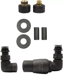 Varioterm Zawór termostatyczny trójosiowy Vision All in One - antracyt alu-pex - PEX 16 mm prawy AVIGS0215CFK/P(PEX) - Zawory i kraniki - miniaturka - grafika 1
