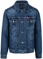Kurtki męskie - KURTKA MĘSKA JEANSOWA KATANA STANLEY JEANS 108 - M - miniaturka - grafika 1