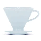 Zaparzacze i kawiarki - Hario Ceramiczny dripper V60-02 błękitny + 40 szt. filtrów 48.82. HAVM-02JN - miniaturka - grafika 1