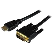 Adaptery i przejściówki - StarTech HDDVIMM150CM adapter kablowy 1,5 m HDMI DVI-D Czarny - miniaturka - grafika 1