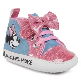 Buty dla dziewczynek - Kapcie Minnie Mouse - SS21-30DSTC Denim - grafika 1