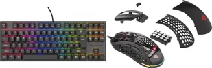 Klawiatura Genesis Thor 303 TKL - Outemu Peach Silent NKG-1881 + Mysz Xenon 800 - Myszki - miniaturka - grafika 1