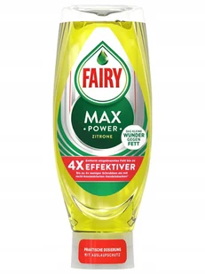Płyn do mycia naczyń Fairy Max Power Zitrone cytrynowy 545 ml - Płyny do naczyń - miniaturka - grafika 1