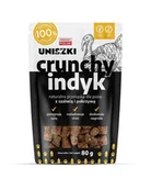 Przysmaki dla psów - UNISZKI Crunchy indyk - Szałwia Pokrzywa 80g - miniaturka - grafika 1
