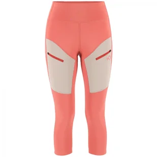 Legginsy damskie 3/4 Kari Traa Ane Hiking Capri Rozmiar: S / Kolor: różowy - Spodnie sportowe damskie - miniaturka - grafika 1
