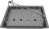 Akcesoria i części AGD - Bosch AirFry & Grillset HEZ635001, baking tray anthracite, enamelled - miniaturka - grafika 1