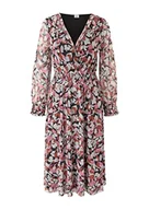 Sukienki - s.Oliver BLACK LABEL Sukienka damska, szara/czarna, 34 - miniaturka - grafika 1