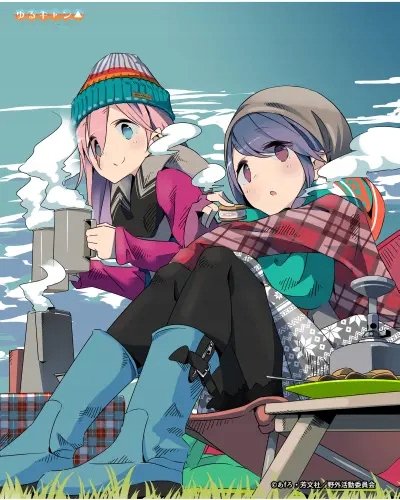 Plakat Anime Manga Yuru Camp yc_056 A1+ (custom)