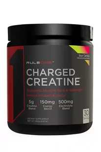 Rule One - Charged Creatine, Sour Candy, Proszek, 240g - Kreatyna - miniaturka - grafika 1